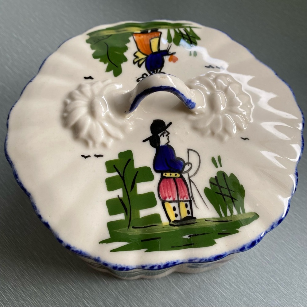 Blue Ridge Southern Potteries Lidded Container – Vintage Made in USA